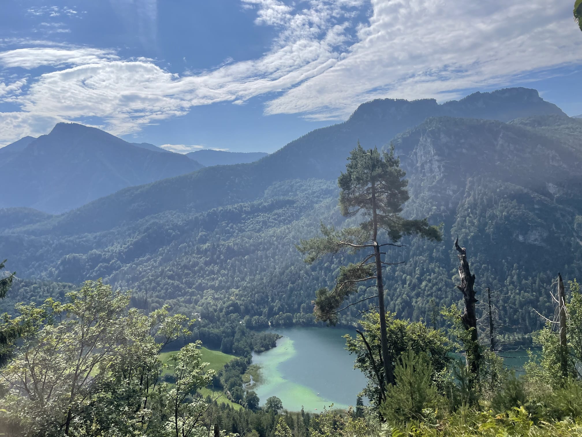 Bergpanorama mit See