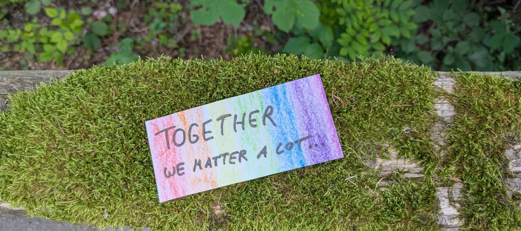 Together, we matter a lot